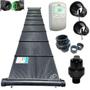 Imagem de Kit aquecedor solar piscina 04 placas  rosca cont tholz+valv