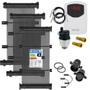 Imagem de Kit Aquecimento Solar para Piscinas até 18m² ou 25 mil litros TekSol com Controlador Temperatura Bivolt