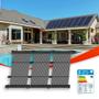 Imagem de Kit Aquecimento Solar para Piscinas até  8m² ou 10 mil litros TekSol com Controlador de Temperatura Bivolt
