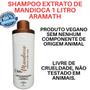 Imagem de Kit Aramath Vegano Shampoo Condicionador Mandioca 1L Cada