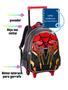 Imagem de Kit Aranha Spider Preto Mochila Rodas Costas + Estojo 1502