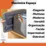 Imagem de Kit Arara Cabideiro 4 Colunas Sapateira com  2 Cestos Organizadores 25L Organização Completa Roupas Sapatos Acessórios  