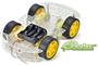Imagem de Kit arduino robo carro chassi 4 rodas 4wd