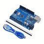 Imagem de Kit Arduino UNO R3 DIY - 12 Projetos Educacionais de Codificação