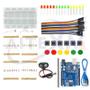 Imagem de Kit Arduino UNO R3 Mini Starter - LED, Jumper, Botão, Breadboard - Ideal para Iniciantes