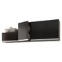 Imagem de Kit Área de Serviço e Lavanderia com 02 Armários Aéreo 120cm e 60cm 100% MDF Preto - Desk Design
