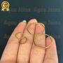 Imagem de Kit Argola Ouro 18k Hexagonal 1 e 2 Furo Brinco Feminino