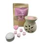 Imagem de Kit Aromatizador Rechaud + Wax Melts + Vela Rechaud Lar Fresh