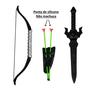 Imagem de Kit Arqueiro Medieval Arco e Flecha com Espada Infantil  - Master Toy