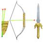 Imagem de Kit Arqueiro Medieval Arco e Flecha com Espada Infantil 
