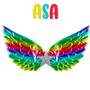 Imagem de Kit Asa De Deusa E Fada Festas Primavera Carnaval Original Brilhante Meninas Infantil Crianças Original Asinha