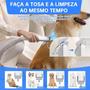 Imagem de Kit Aspirador Cuidados Pet 7 Ferramentas Aspirador De Pó, Cortador De Unhas Triturador, Escova Para Cães e Gatos Para Remoção de Pelos