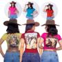 Imagem de Kit Atacado 10 Camisas Muladeiros Feminina Country Gola Polo