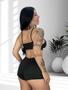 Imagem de Kit Até 5 Short Doll Lara Liso Tecido Suave Romantic com Renda e Modelagem Leve