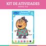 Imagem de Kit Atividades Peppa Pig Educativo Infantil Nig Brinquedos