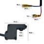 Imagem de Kit Auto-Stop Total com Válvula Tampa Acionamento Compatível com Lavajato Makita HW112