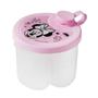 Imagem de Kit Baby Minnie Prato Térmico Dosador Pote Papinha Caneca