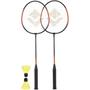 Imagem de Kit Badminton 2 Raquetes E 2 Petecas Nylon Vollo