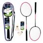 Imagem de Kit Badminton Art Sport 2 Raquetes + 3 Petecas