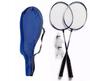 Imagem de Kit Badminton Com 2 Raquetes + 3 Petecas Bolsa Raqueteira