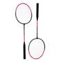 Imagem de Kit Badminton Com 2 Raquetes E 3 Petecas Zein