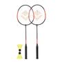 Imagem de Kit Badminton Completo 2 Raquetes + 2 Petecas Vollo