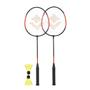 Imagem de Kit Badminton Completo 2 Raquetes E 2 Petecas Nylon Vollo