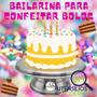 Imagem de Kit Bailarina Giratória N30 Confeitar Bolos   Espátula Decorativa de Bolos N1