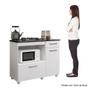 Imagem de Kit Balcão 2 Porta Basculante Violeta Mais Cooktop Fogão Chamalux 5 Bocas Bivolt