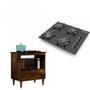 Imagem de Kit Balcão Cooktop Chamalux Chef 1 Porta com Fogão Cooktop 4 Bocas