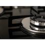 Imagem de Kit Balcão Cooktop Cozinha Eliz com Fogão Cooktop Ultra Chama 5 Bocas Trempe Chapa Preto Chamalux