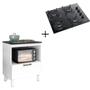 Imagem de Kit Balcão Cooktop Itatiaia com 1 Porta e Fogão Cooktop 4 Bocas Bivolt