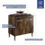 Imagem de Kit Balcão Cooktop Sevilha 2 Portas Ype com Fogão Cooktop 5 Bocas Chamalux