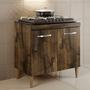 Imagem de Kit Balcão Cooktop Sevilha 2 Portas Ype com Fogão Cooktop 5 Bocas Chamalux