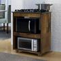 Imagem de Kit balcão cooktop turim com fogão cooktop 4 bocas chamalux bivolt