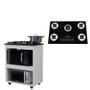 Imagem de Kit Balcão Cooktop Turim com Fogão Cooktop 5 Bocas Chamalux