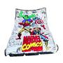 Imagem de Kit Balde+Manta Marvel Comics Vingadores Avengers Quadrinhos Azul - Zonacriativa