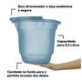 Imagem de Kit Balde Plástico 8,5L Bacia Para Limpeza Lavandeira Casa Porta Sabão Com Dosador Rolo Adesivo - Sanremo