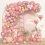 Imagem de Kit Balloon Arch Garland Ouddy Life, 174 unidades, rosa blush