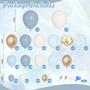 Imagem de Kit Balloon Arch Garland Ouddy Life Dusty Baby Blue 180 unidades