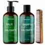 Imagem de Kit Balm Shampoo Para Barba 450g Cb2 Pente Duplo Don Alcides