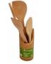 Imagem de Kit Bamboo Com 5 Peças Com Suporte Starhouse