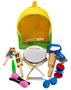 Imagem de Kit Bandinha c/ 10 Peças Percussão Instrumentos Infantil C/ Bolsa PHX Kids