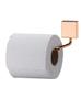 Imagem de Kit Banheiro 3 Peças Toalheiro Duplo 45cm Gancho Porta Papel Higiênico Cobre Rose Gold - Future