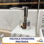 Imagem de Kit Banheiro 4pç Dispenser Saboneteira Porta Escova Cerâmica