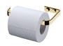 Imagem de Kit banheiro lavabo dourado 03 peças Future porta toalha duplo 60cm,toalheiro rosto 22 cm e papeleira 