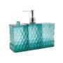 Imagem de Kit Banheiro Lavabo Glamour 4 peças Plasútil Organizador de Utensílios de Banheiro e Lavabo Luxo