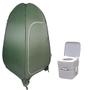 Imagem de Kit Banheiro Portátil para Camping Pelegrin Mini Tenda PEL-1.90M e Vaso Sanitário PEL-VP20 20 Litros