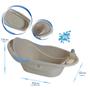 Imagem de Kit Banho Baby Bebê Infantil Menino Banheira Saboneteira Cesto Lixeiras BaldeBalde