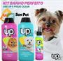 Imagem de Kit Banho Pet Perfeito Shampoo Branqueador e Condicionador + Loção Firenze UP Clean